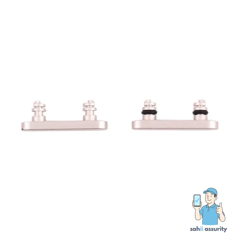 Volume Side Button Outer for Apple iPhone 12 Mini White